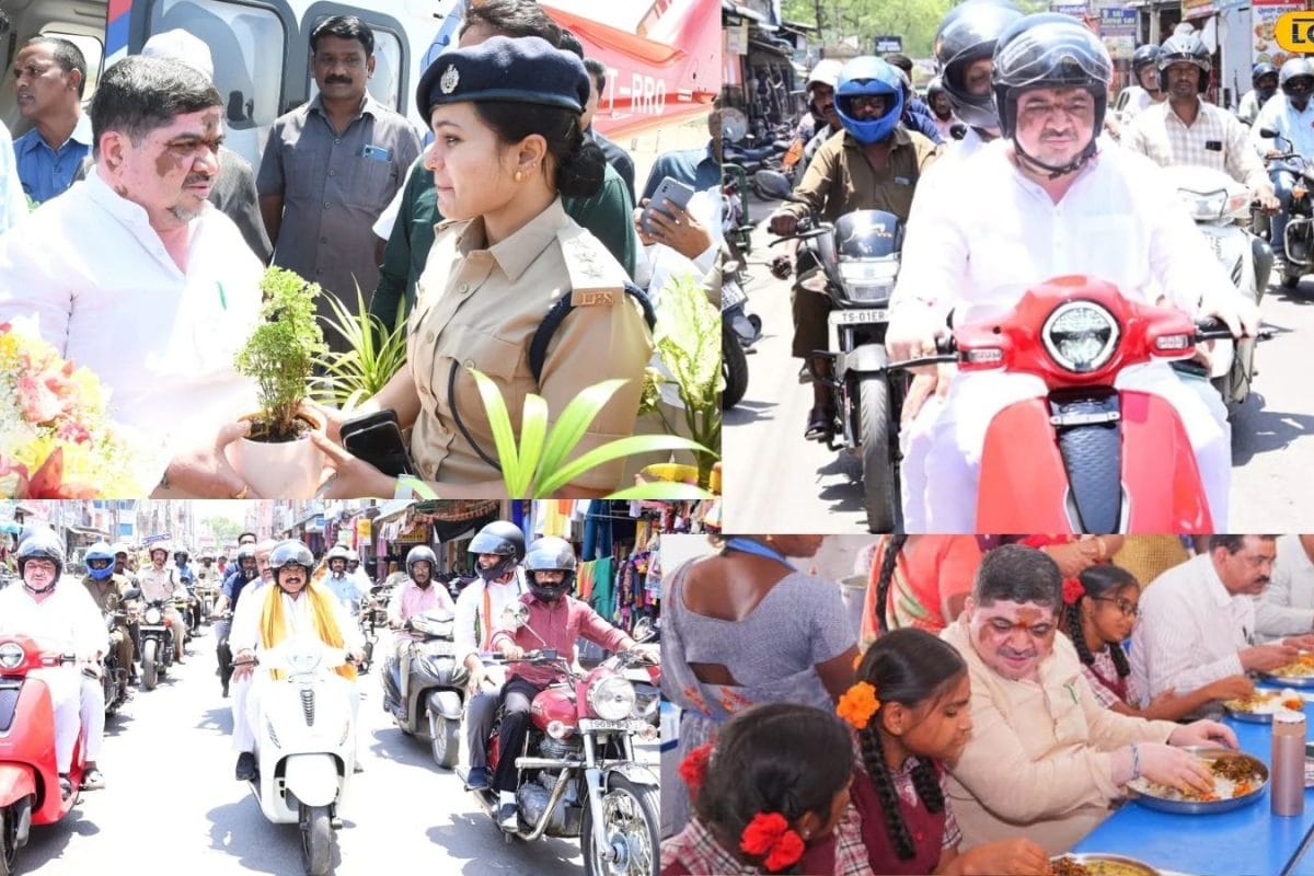 Helmet Safety Awareness: బైకర్‌గా మారిన మంత్రి.. కుర్రాళ్లకు ఏం మెసేజ్ ఇచ్చారు సార్