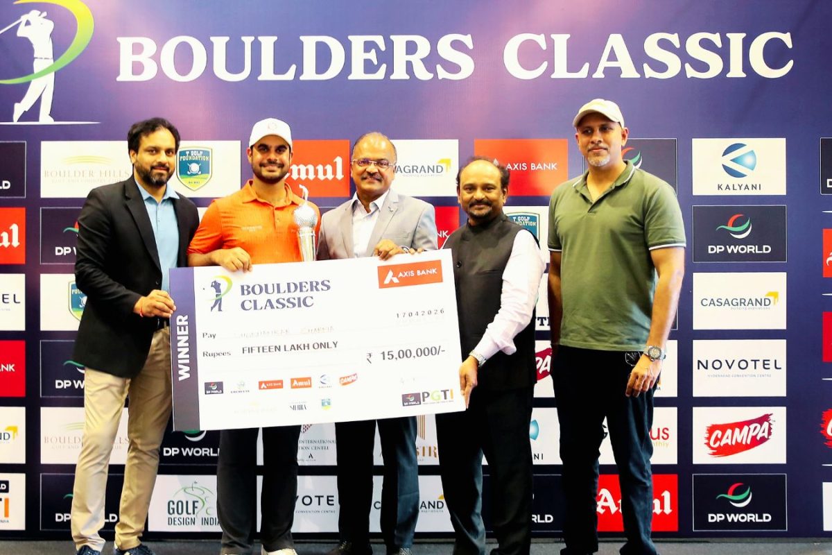 బౌల్డర్స్ క్లాసిక్ విజేతగా శుభంకర్ శర్మ.. 8 షాట్ల ఆధిక్యంతో రికార్డు విజయం